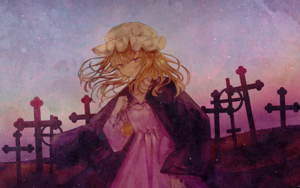 Maribel Hearn Anime Touhou HD Desktop Wallpaper | Background Image