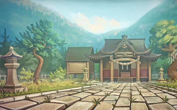 scenery Anime Touhou HD Desktop Wallpaper | Background Image