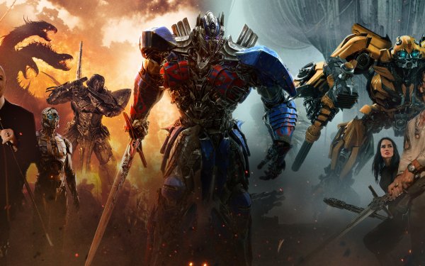 Movie Transformers: The Last Knight Transformers Anthony Hopkins Mark Webber Optimus Prime Bumblebee Mark Wahlberg Gemma Chan Megatron HD Wallpaper | Background Image