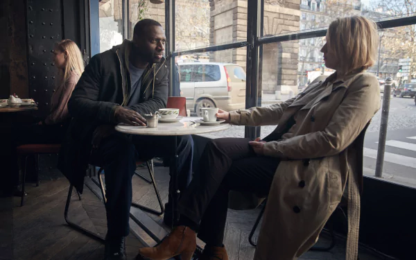 Ludivine Sagnier Omar Sy TV Show Lupin (2021) HD Desktop Wallpaper | Background Image