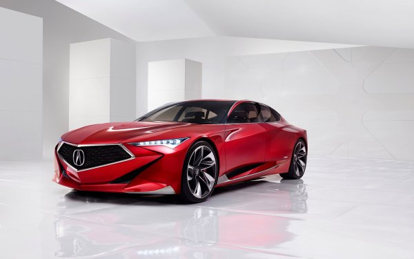 Vehicles Acura Precision Concept Acura Concept Car Luxury Car Red Car Car HD Wallpaper | Background Image