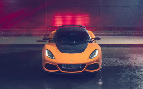 supercar orange car car Lotus Exige Sport 390 vehicle Lotus Exige HD Desktop Wallpaper | Background Image