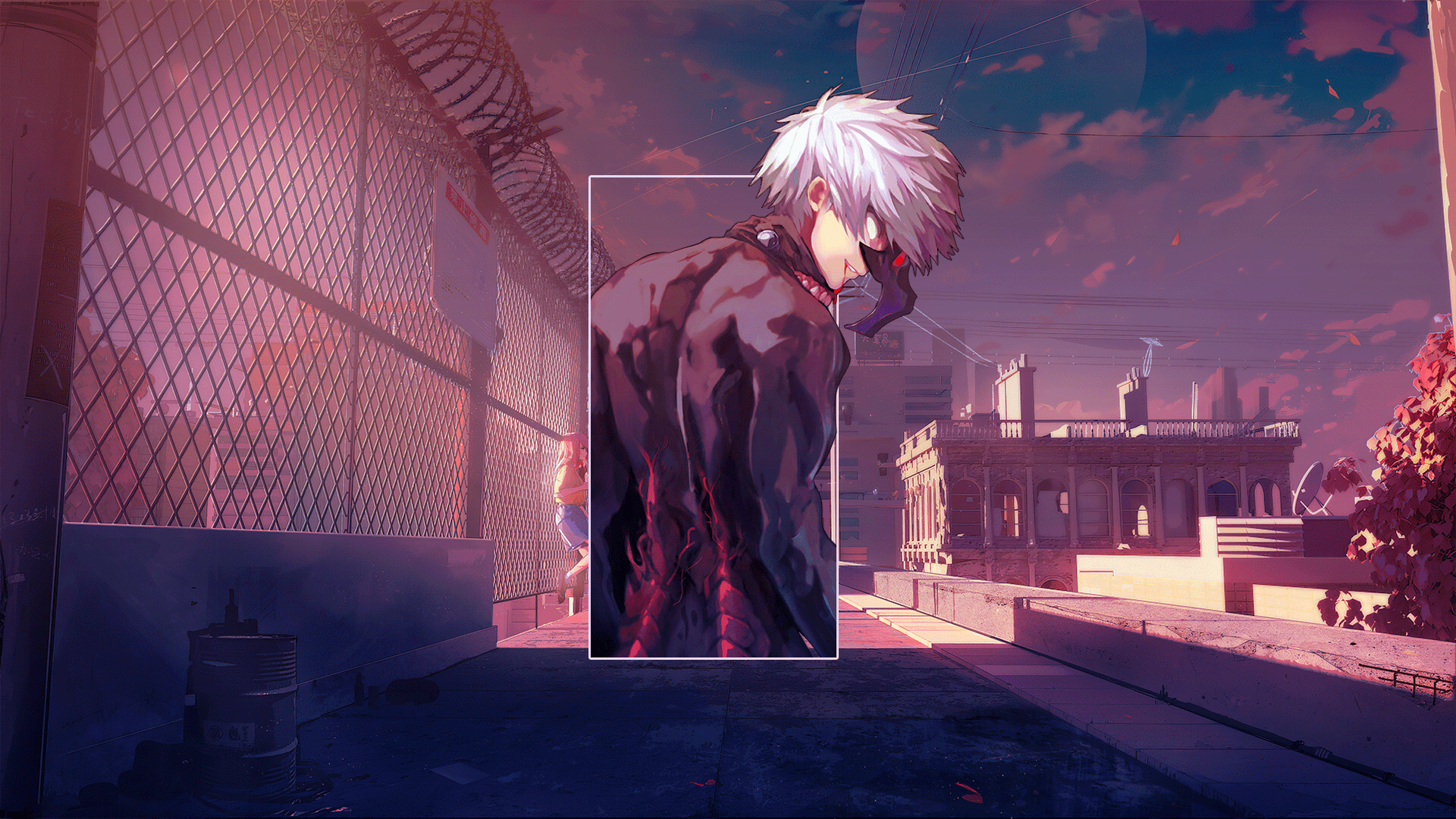Download Ken Kaneki Anime Tokyo Ghoul Picture-in-picture HD Wallpaper