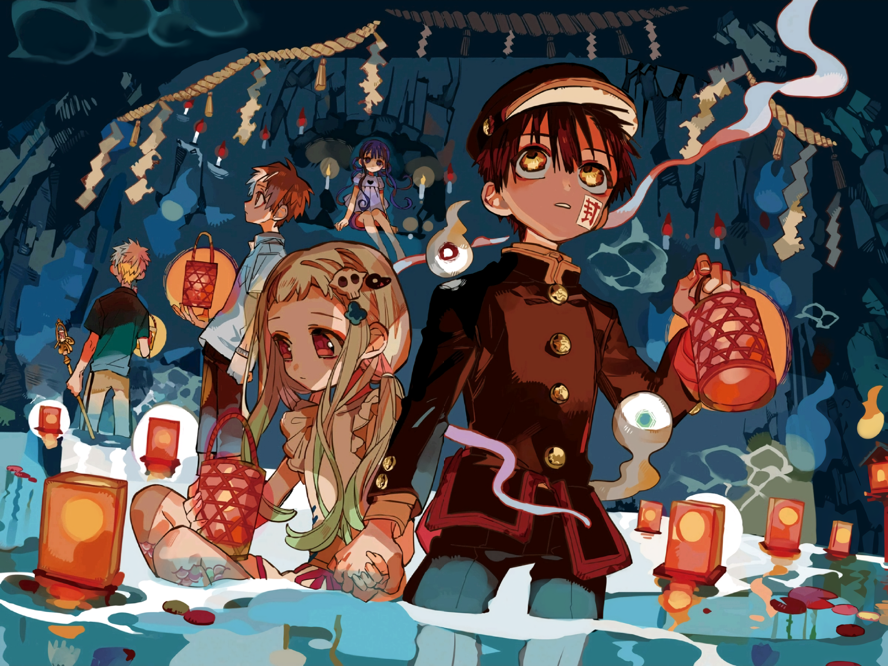 Anime Jibaku Shounen Hanako-kun HD Wallpaper | Background Image