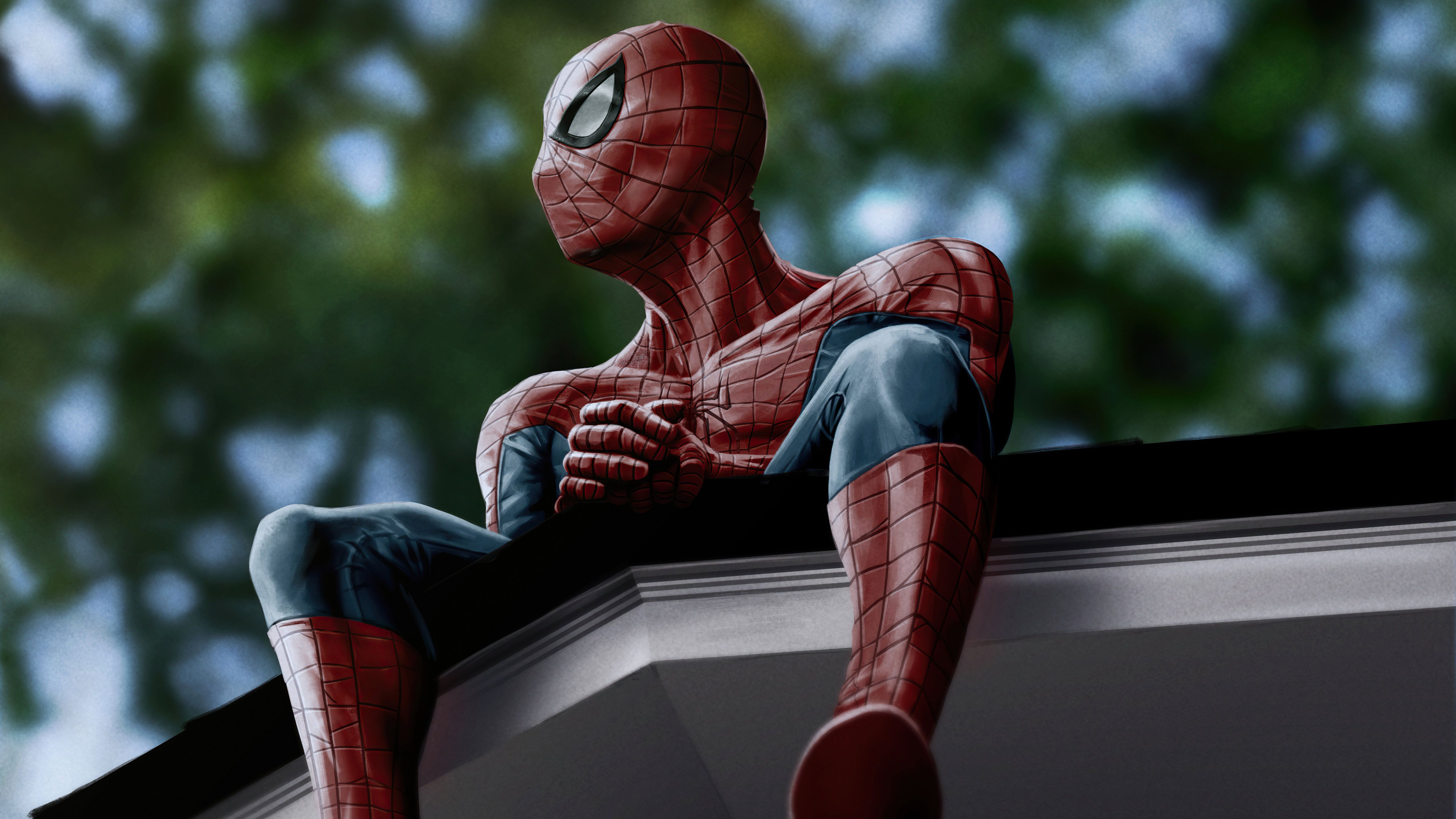 Человек паук помоги. Спайдер Мэн и Питер Паркер. Питер Паркер новый человек паук 2017. Человек паук сидит.