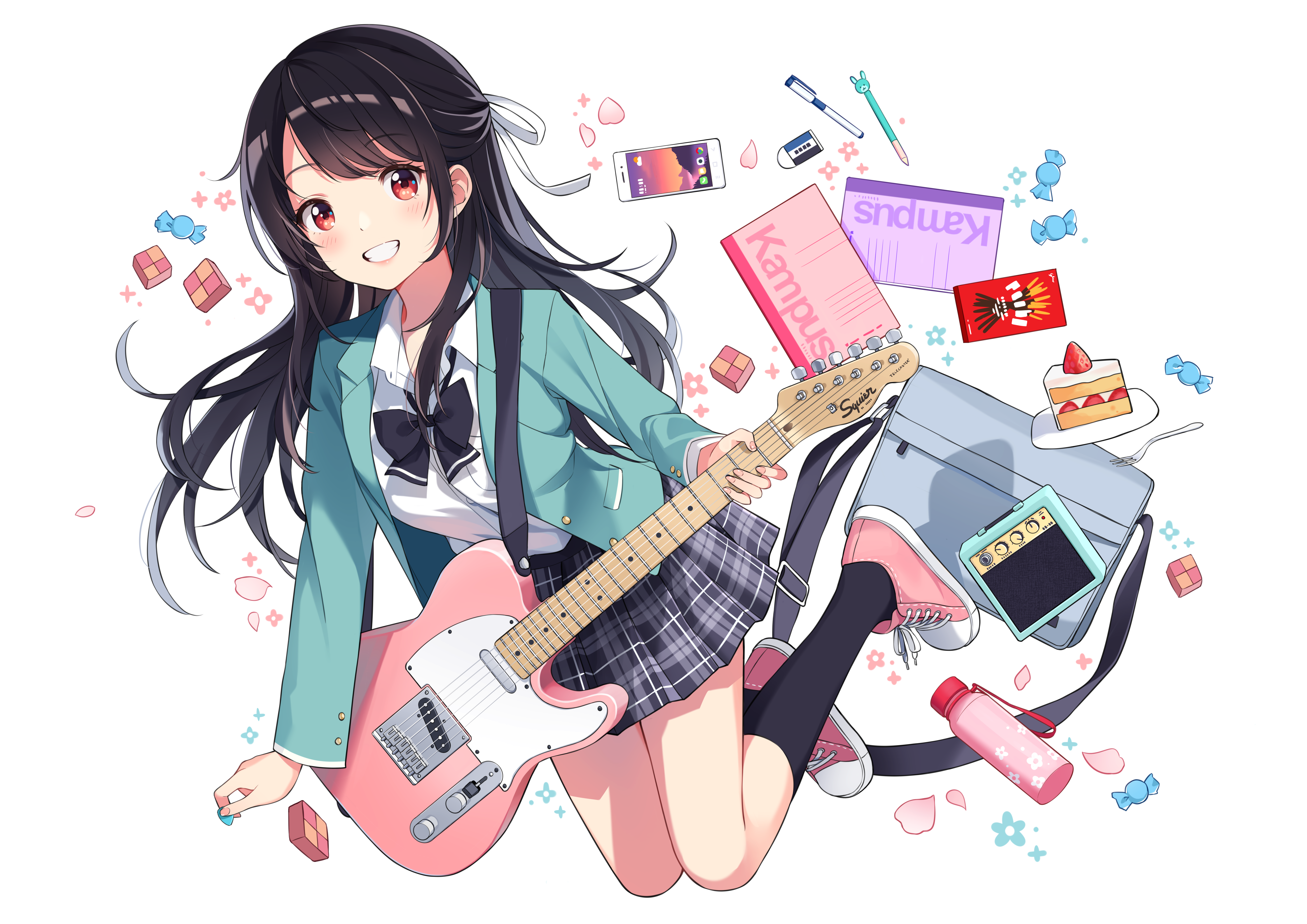 Anime Girl 4k Ultra HD Wallpaper by Yaruwashi