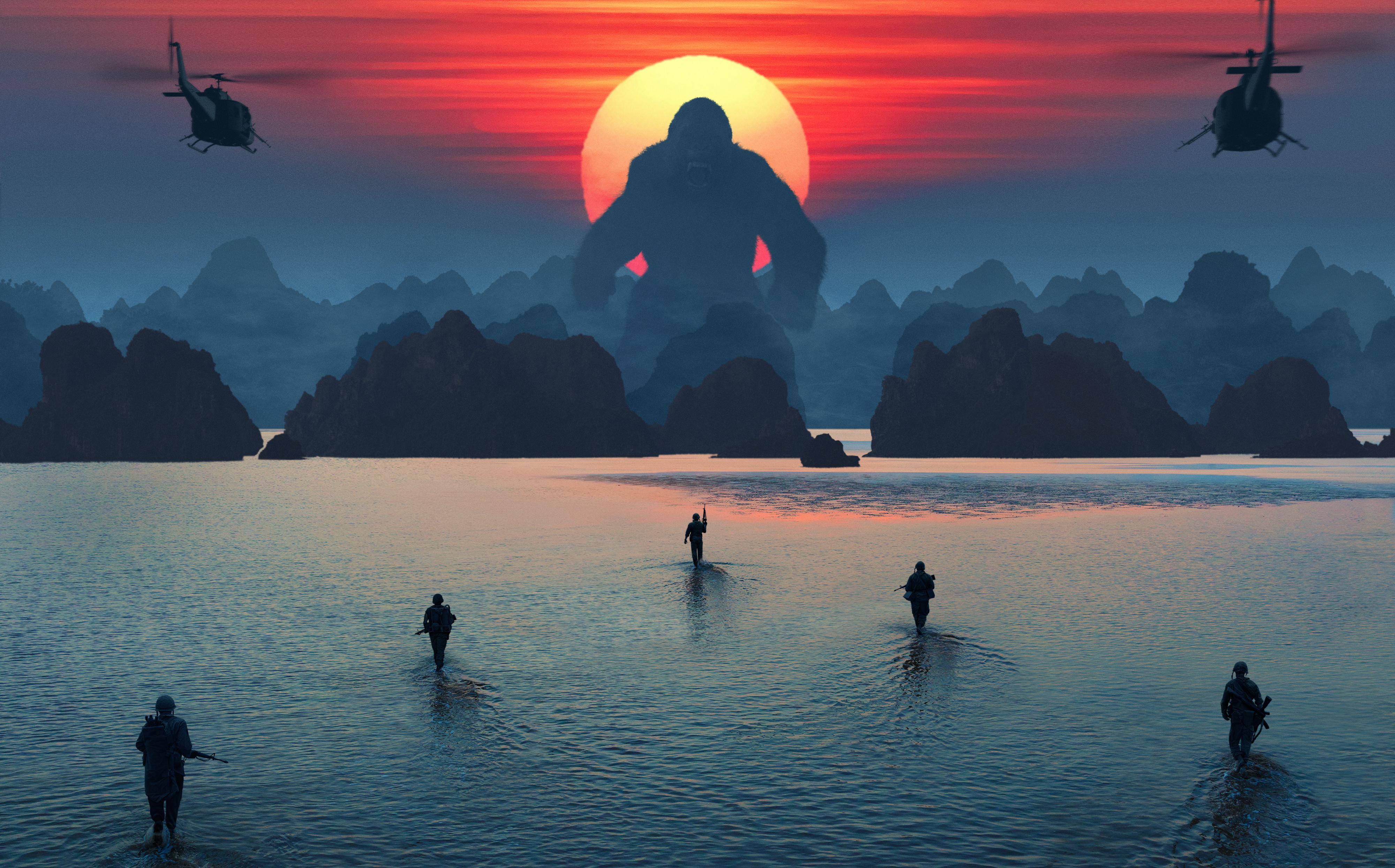 Movie Kong: Skull Island 4k Ultra HD Wallpaper