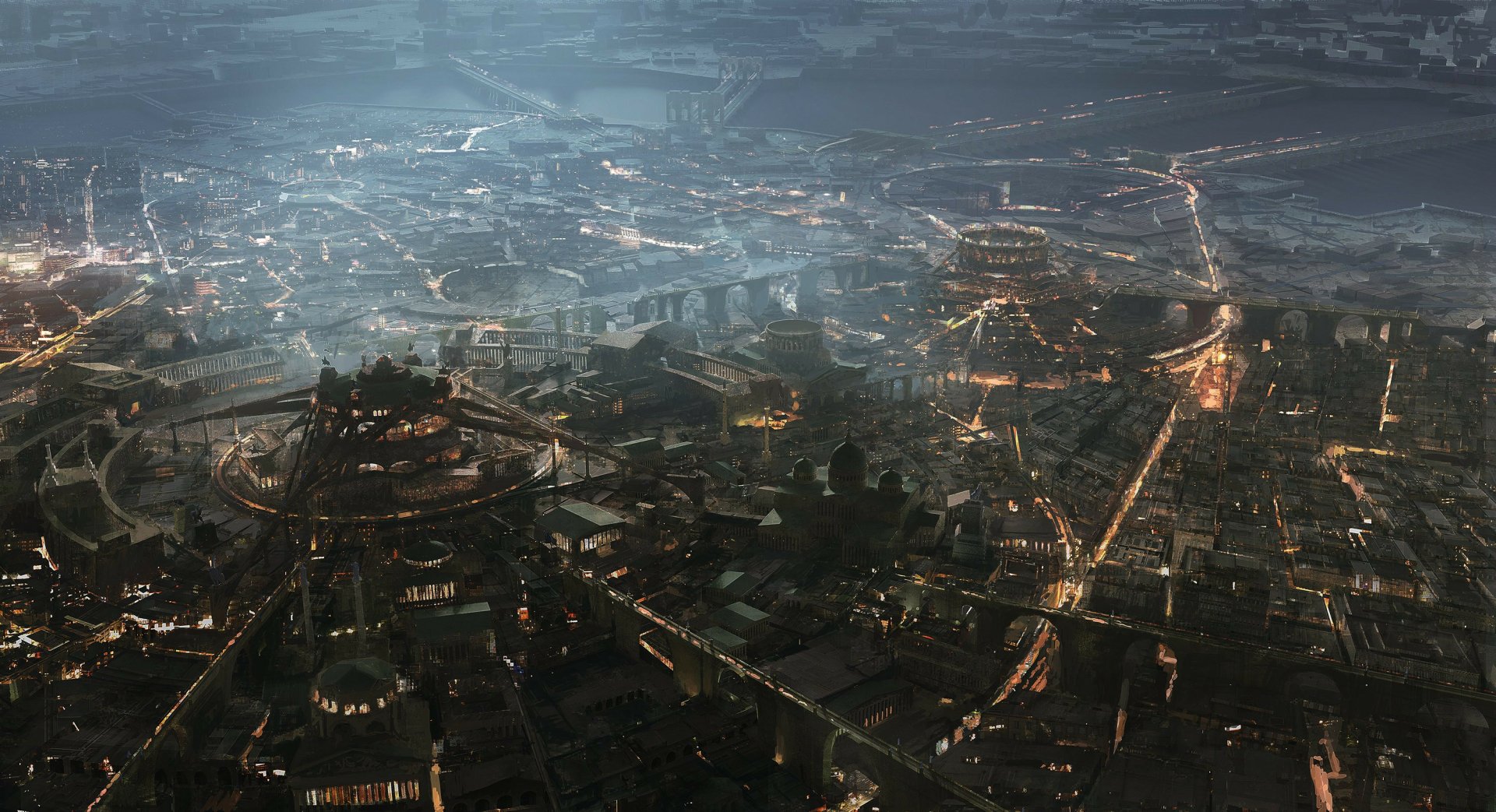 Download Sci Fi City Sci Fi City HD Wallpaper by Pete Amachree