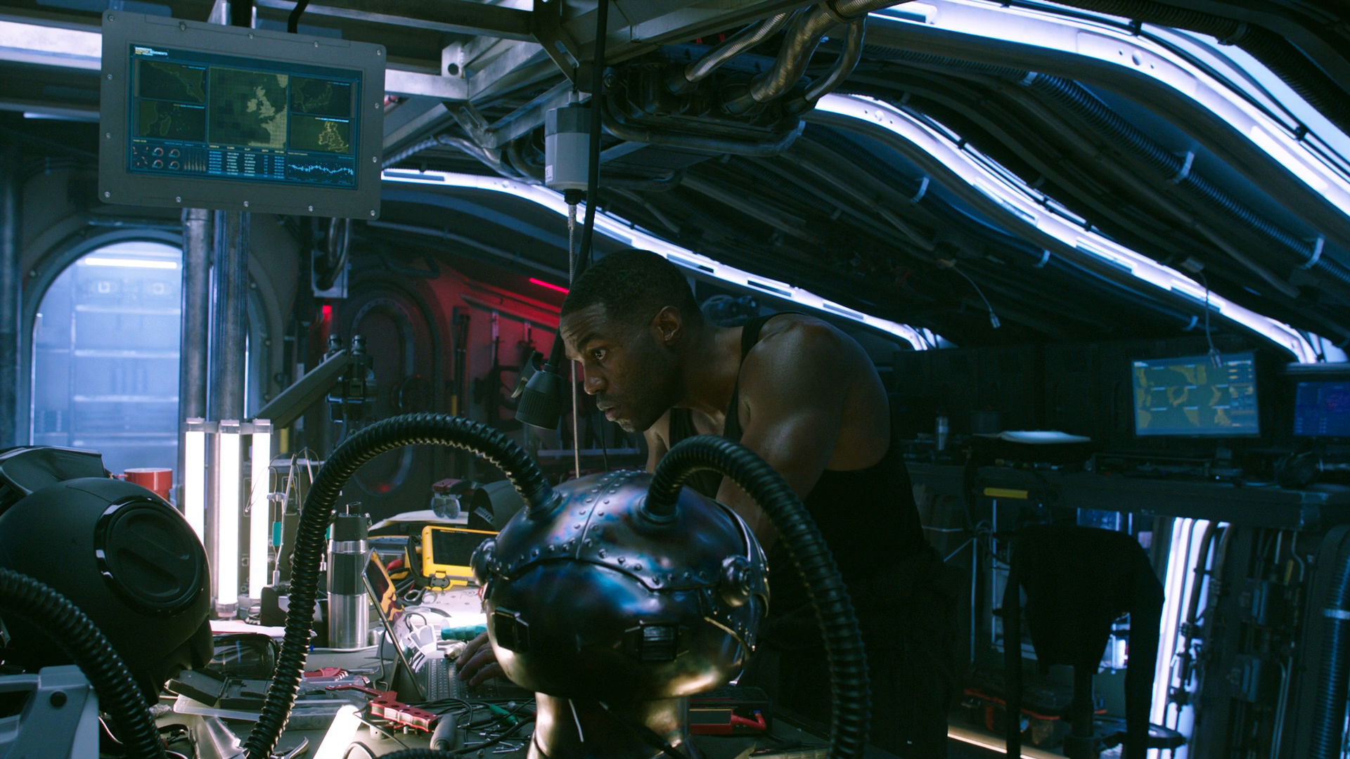 Download Aquaman (Movie) Yahya Abdul-Mateen II Black Manta Movie Aquaman HD Wallpaper