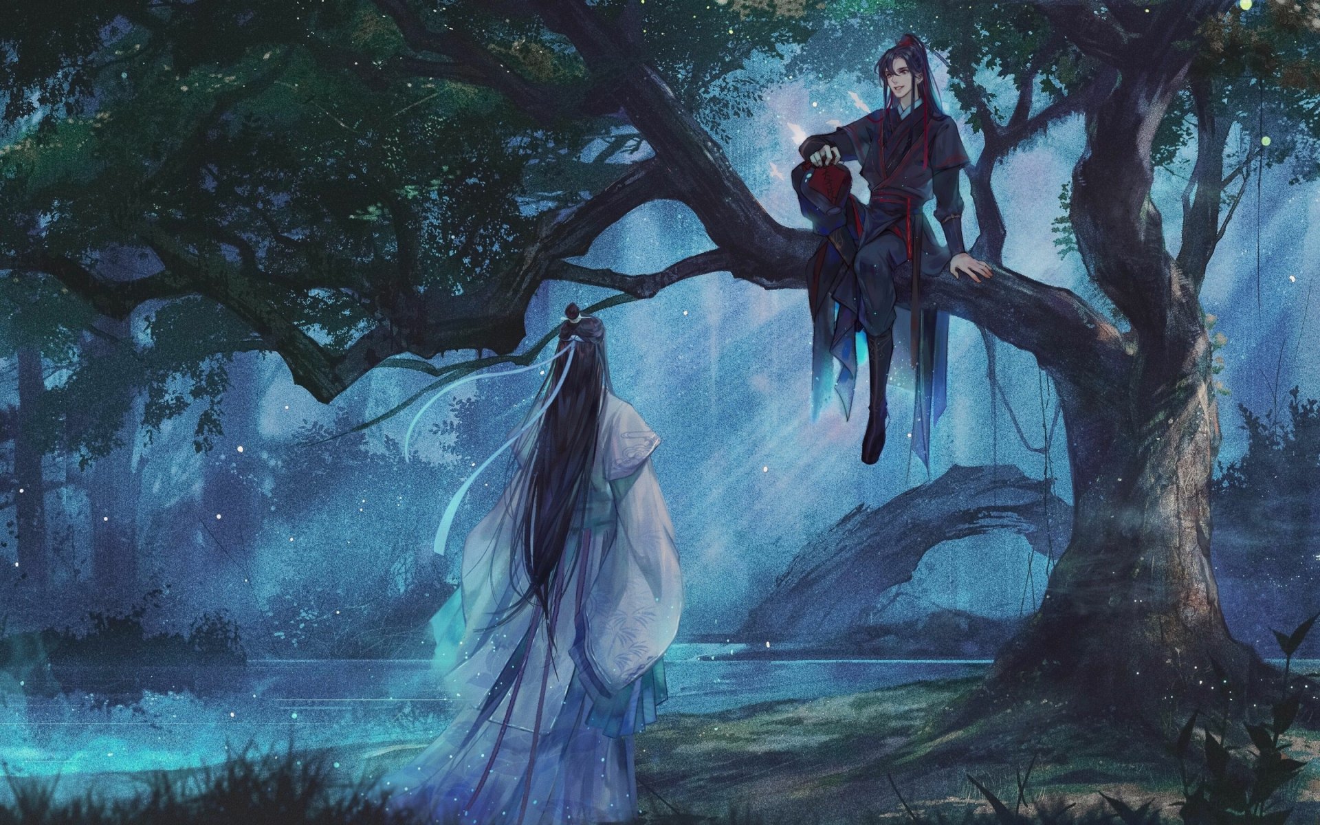 Download Wei Wuxian Lan Wangji Anime Mo Dao Zu Shi HD Wallpaper