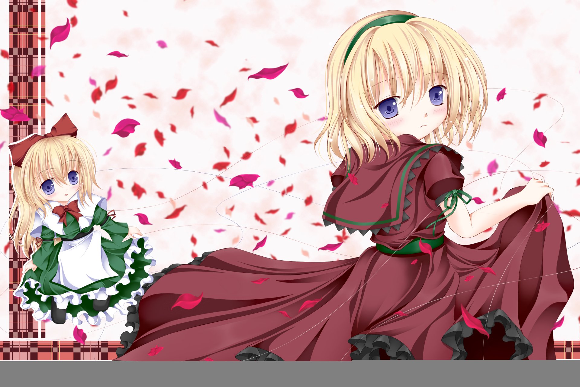 Download Shanghai Doll Alice Margatroid Anime Touhou HD Wallpaper by にゅっくり