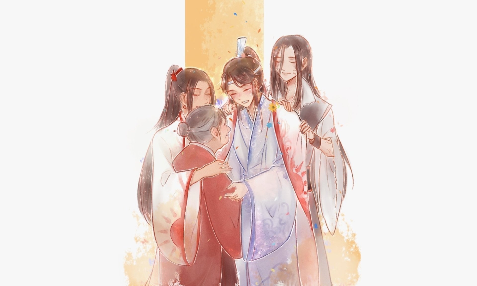 Download Lan Sizhui Wen Qing Wen Ning Anime Mo Dao Zu Shi HD Wallpaper