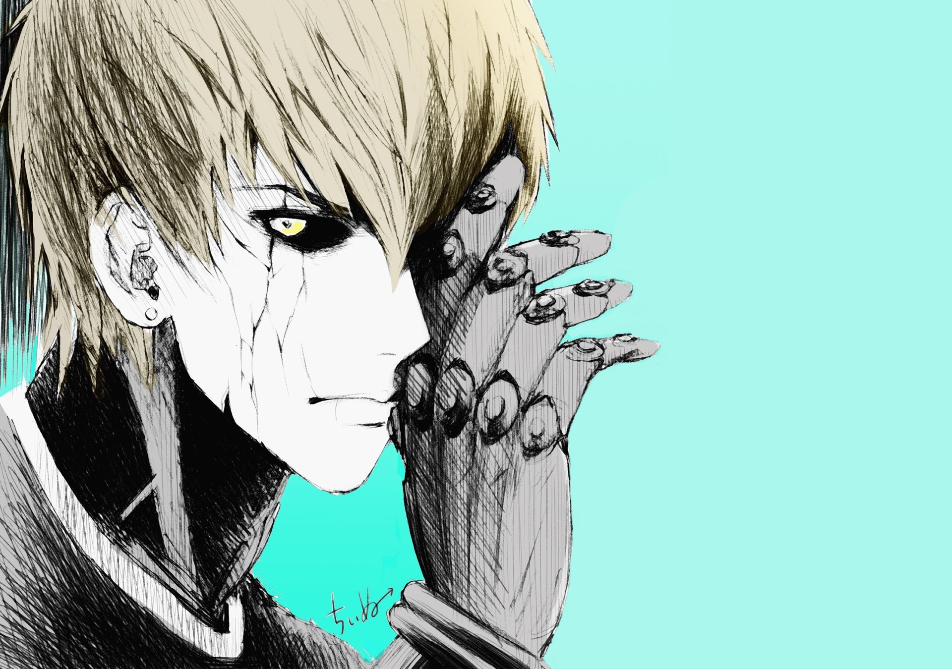 Download Genos (One-Punch Man) Anime One-Punch Man HD Wallpaper by chienu