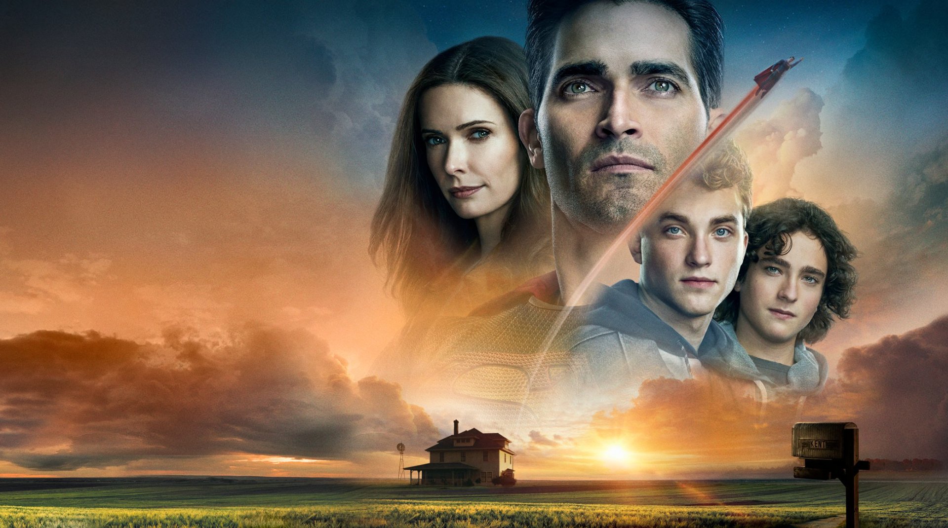 Download Jonathan Kent II Tyler Hoechlin Superman And Lois Superman Lois Lane Jordan Kent Jordan Elsass Elizabeth Tulloch Alex Garfin TV Show HD Wallpaper