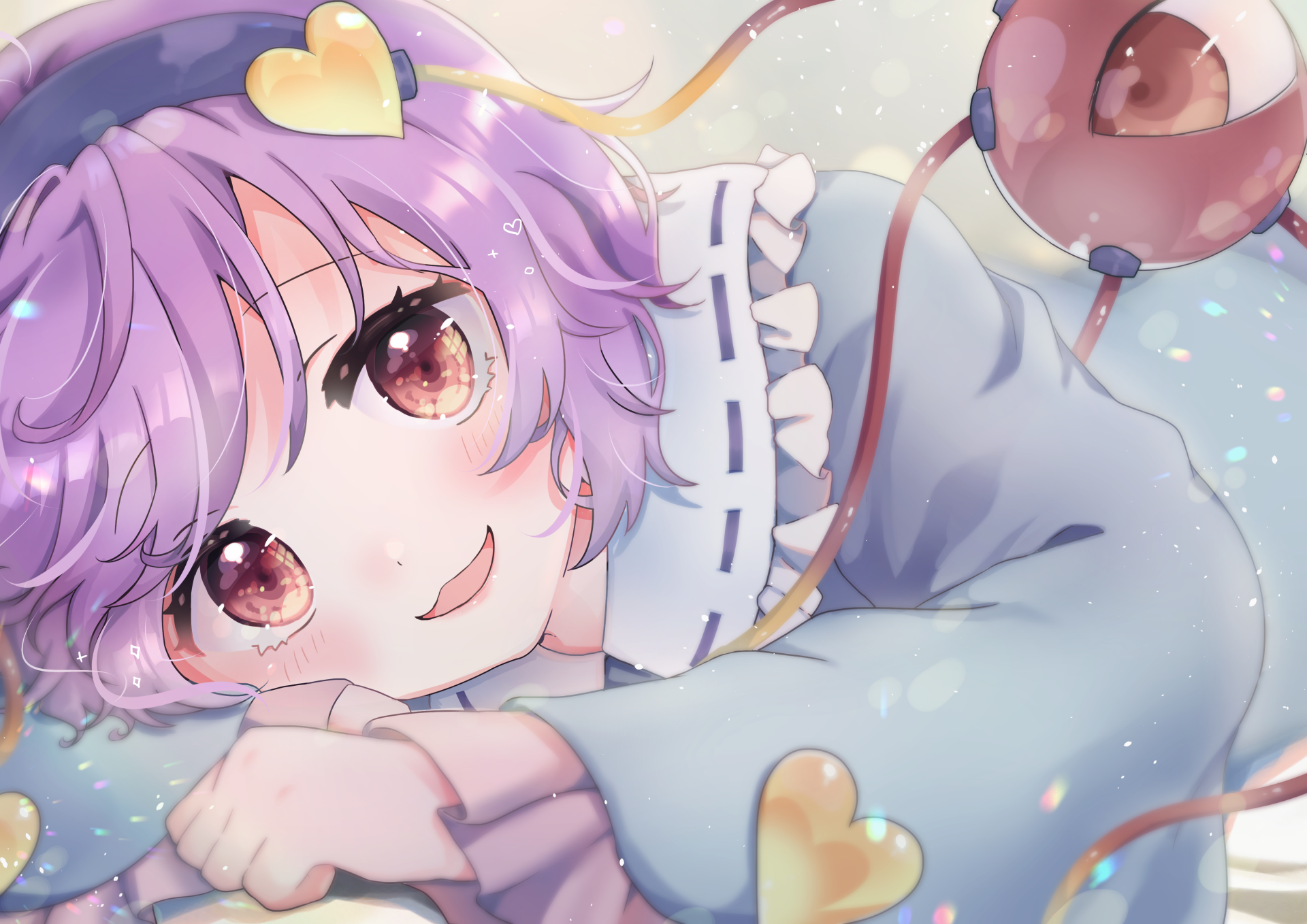 Download Satori Komeiji Anime Touhou 4k Ultra HD Wallpaper by すずっきゅ