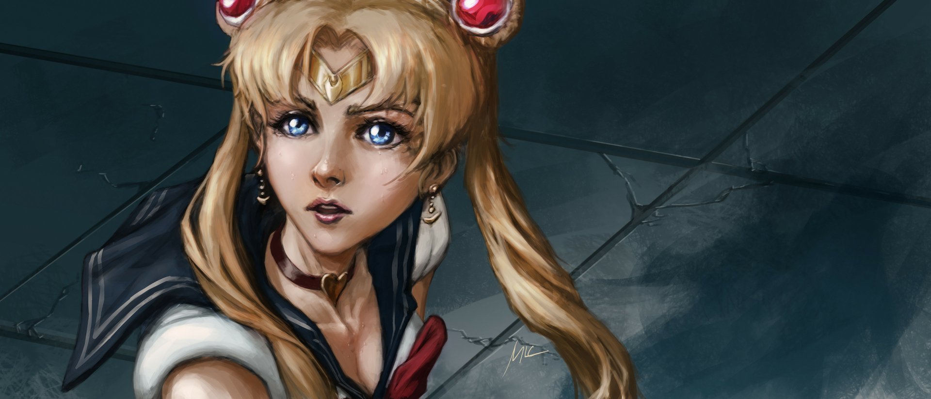 Download Usagi Tsukino Anime Sailor Moon HD Wallpaper by Miguel Blanco