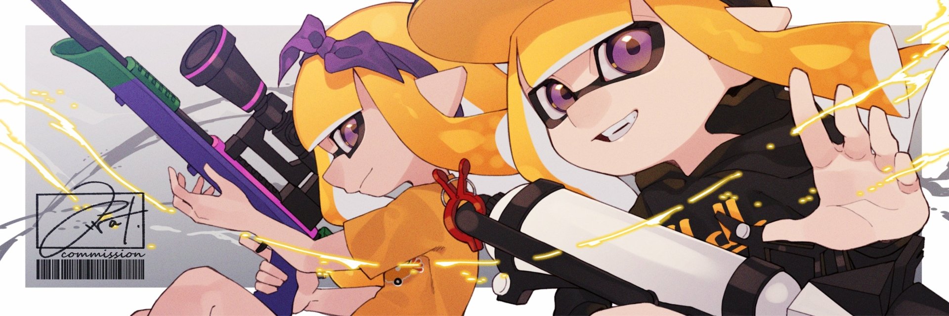 Splatoon 2 HD Wallpaper | Background Image | 3600x1200