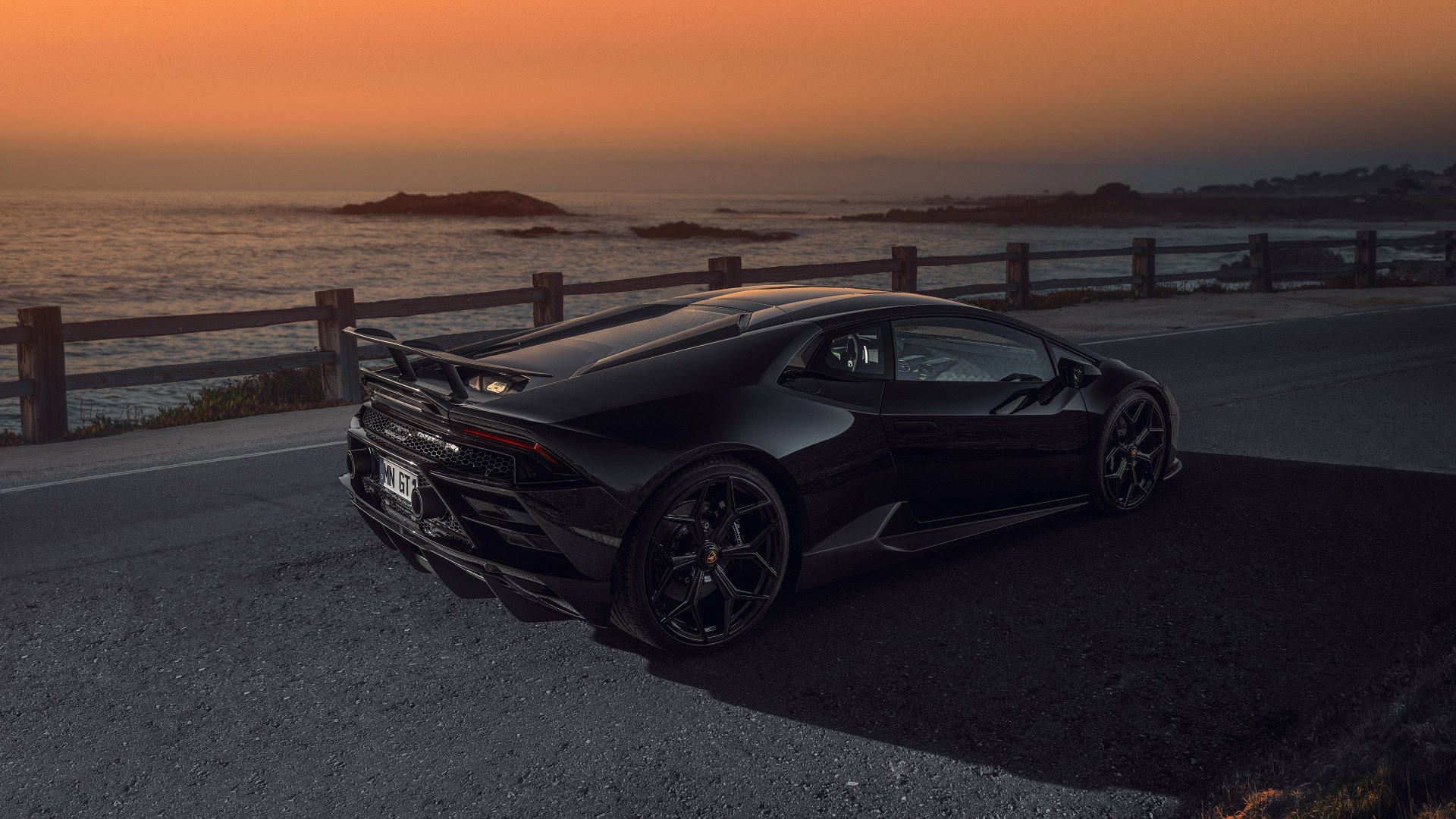 Download Supercar Black Car Car Lamborghini Lamborghini Huracan Vehicle Lamborghini Huracan Evo 4k Ultra HD Wallpaper