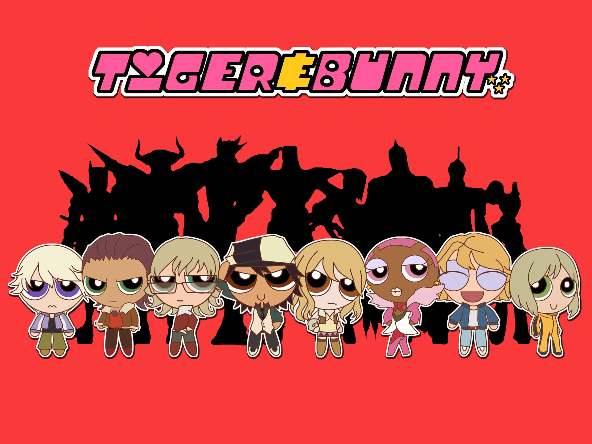 Download Huang Pao-Lin Nathan Seymour Keith Goodman Karina Lyle Ivan Karelin Antonio Lopez Kotetsu T. Kaburagi Barnaby Brooks Jr. Anime Tiger & Bunny HD Wallpaper
