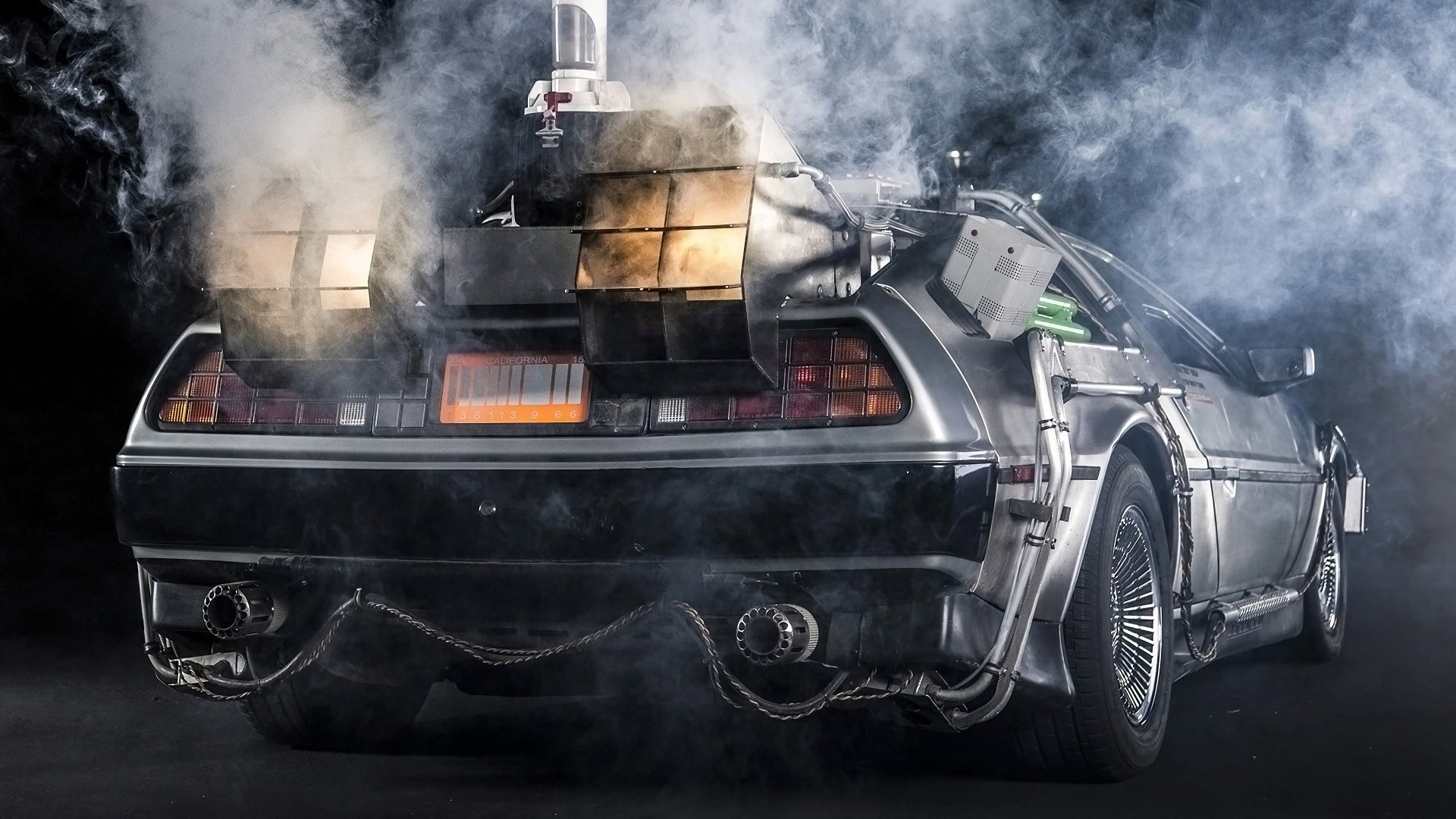 80s DeLorean Wallpaper