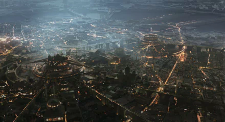 Sci Fi city sci fi city HD Desktop Wallpaper | Background Image