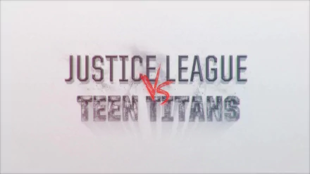 logo movie Justice League vs. Teen Titans HD Desktop Wallpaper | Background Image