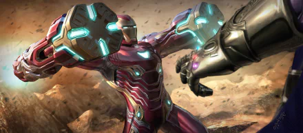 Comic Iron Man HD Desktop Wallpaper | Background Image