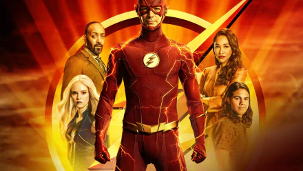 Candice Patton Carlos Valdes Danielle Panabaker Killer Frost Caitlin Snow Joe West Cisco Ramon Iris West Grant Gustin Barry Allen TV Show The Flash (2014) HD Desktop Wallpaper | Background Image