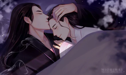 kiss Song Lan Xiao Xingchen Anime Mo Dao Zu Shi HD Desktop Wallpaper | Background Image