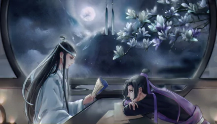 Jiang Cheng Lan Xichen Anime Mo Dao Zu Shi HD Desktop Wallpaper | Background Image