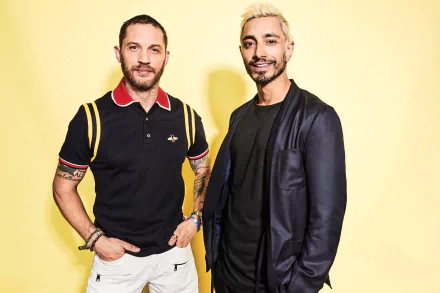 Riz Ahmed Tom Hardy Celebrity actor HD Desktop Wallpaper | Background Image