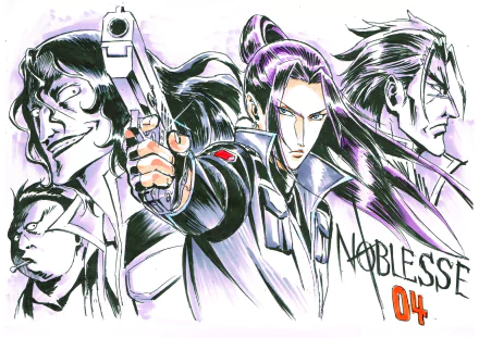 Takeo (Noblesse) Shark (Noblesse) Kranz (Noblesse) Hammer (Noblesse) Anime Noblesse HD Desktop Wallpaper | Background Image