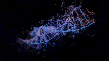 artistic DNA Structure HD Desktop Wallpaper | Background Image