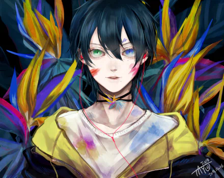 heterochromia Saburo Yamada Anime Hypnosis Mic HD Desktop Wallpaper | Background Image