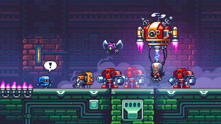  Badbert and his robotic army.