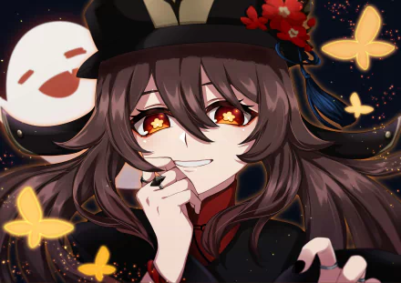 Hu Tao video game Genshin Impact HD Desktop Wallpaper | Background Image