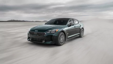 green car car Kia vehicle Kia Stinger HD Desktop Wallpaper | Background Image