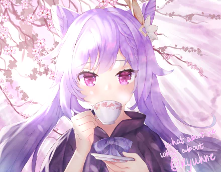 Keqing (Genshin Impact) video game Genshin Impact HD Desktop Wallpaper | Background Image