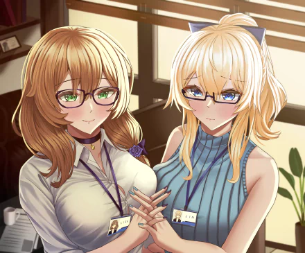 Lisa (Genshin Impact) Jean (Genshin Impact) video game Genshin Impact HD Desktop Wallpaper | Background Image