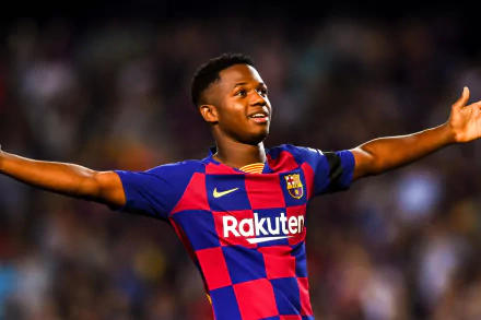 Spanish soccer Ansu Fati Sports HD Desktop Wallpaper | Background Image