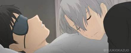 Victor Nikiforov Yuuri Katsuki Anime Yuri!!! on ICE HD Desktop Wallpaper | Background Image