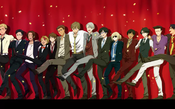 Christophe Giacometti Jean-Jacques Leroy Victor Nikiforov Otabek Altin Yuri Plisetsky Yuuri Katsuki Anime Yuri!!! on ICE HD Desktop Wallpaper | Background Image