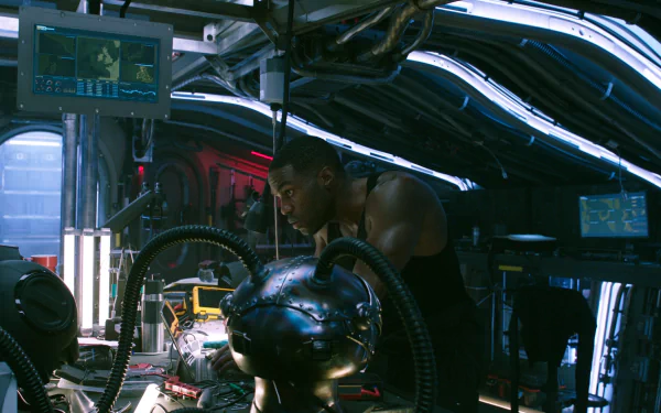 Aquaman (Movie) Yahya Abdul-Mateen II Black Manta movie Aquaman HD Desktop Wallpaper | Background Image