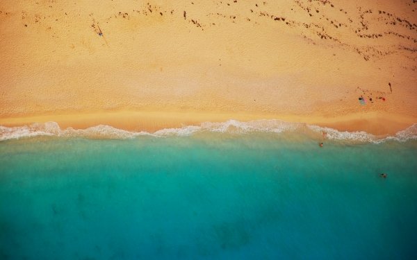 Tierra/Naturaleza Playa Agua Sand Shoreline Fondo de pantalla HD | Fondo de Escritorio
