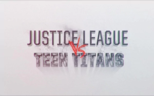 logo movie Justice League vs. Teen Titans HD Desktop Wallpaper | Background Image