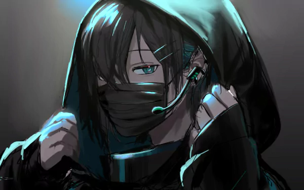 Mayuzumi Kai Anime Virtual Youtuber HD Desktop Wallpaper | Background Image