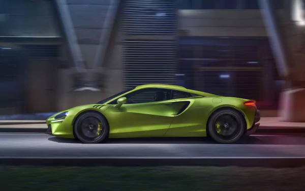 green car supercar car McLaren vehicle McLaren Artura HD Desktop Wallpaper | Background Image