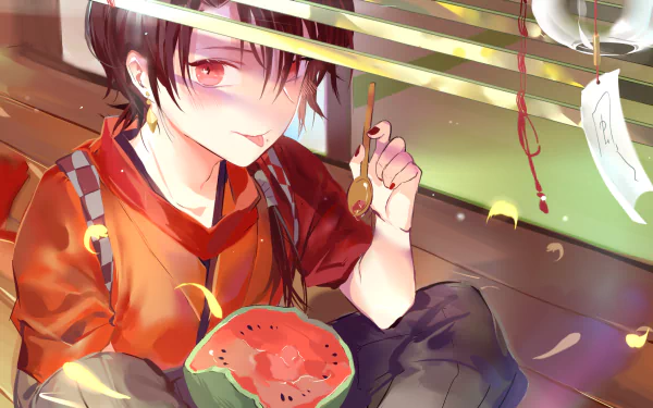 Kashuu Kiyomitsu Anime Touken Ranbu HD Desktop Wallpaper | Background Image