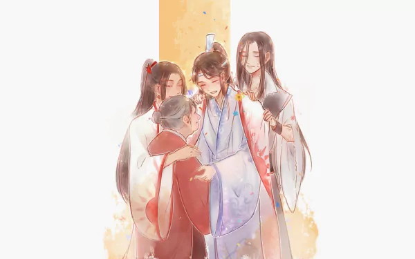 Lan Sizhui Wen Qing Wen Ning Anime Mo Dao Zu Shi HD Desktop Wallpaper | Background Image