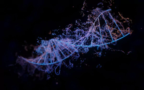 artistic DNA Structure HD Desktop Wallpaper | Background Image
